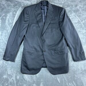 Ermenegildo Zegna Jacket Mens 44 Gray Wool Suit Muiltiseason Surgeons Cuff